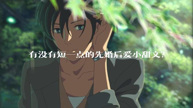 有没有短一点的先婚后爱小甜文？