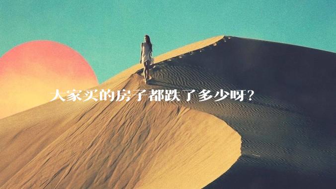 大家买的房子都跌了多少呀？